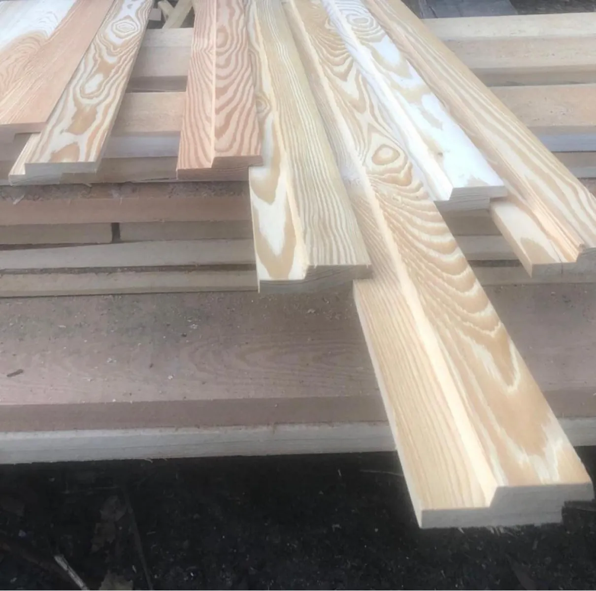 Доска Четверть из Ангарской сосны 20х90 мм сорт АВ Профиль 1